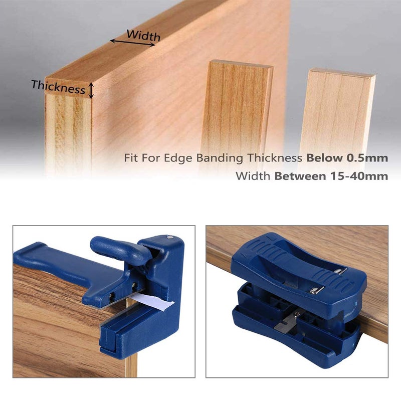 Hztyyier Woodworking Trimmer Double Cutter Set, Wood Cutting Tool with Replaceable Blades for Furniture and DIY Projects - Image 4